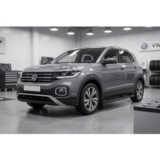 Progi Boczné Tayga Black (2 szt., Aluminium) Volkswagen T-Cross 2019- zdjęcia 1