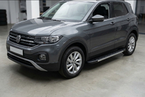 Volkswagen T-Cross 2019- Progi Boczné Duru (2 szt., Aluminium) zdjęcia 1