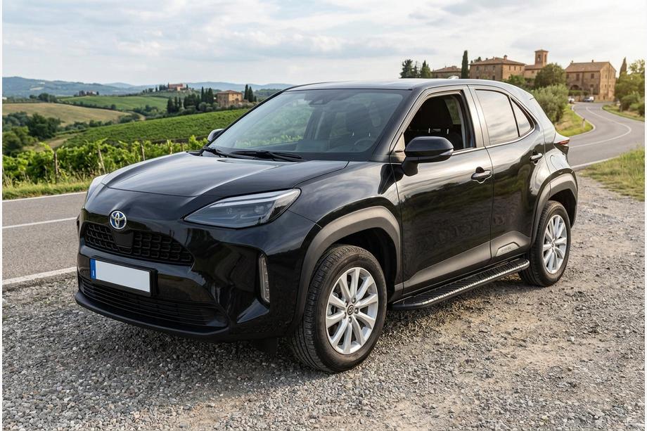 Toyota Yaris/Yaris Cross (XP210) 2020- Progi Boczne Bosphore Black (2 szt., Aluminium) Image