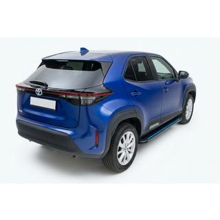 Progi Boczné Maya Blue (2 szt., Aluminium) Toyota Yaris/Yaris Cross (XP210) 2020- zdjęcia 1