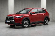 Toyota Corolla Cross 2020- Progi Boczné Maya Red (2 szt., Aluminium) zdjęcia 1