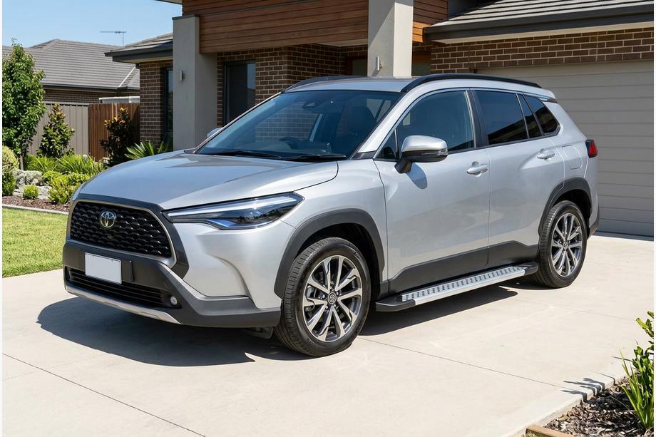 Toyota Corolla Cross 2020- Progi Boczné Vision New Grey (2 szt., Aluminium) Image