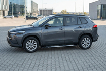 Toyota Corolla Cross 2020- Progi Boczné Sunrise (2 szt., Aluminium) zdjęcia 1