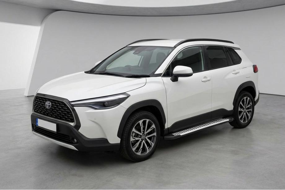 Toyota Corolla Cross 2020- Progi Boczne Line (2 szt., Aluminium) Image