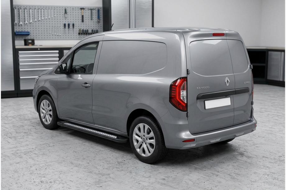 Renault Kangoo/Express 2021- Progi Boczne New Vision Black (2 szt., Aluminium) Renault Express od 2021 Image