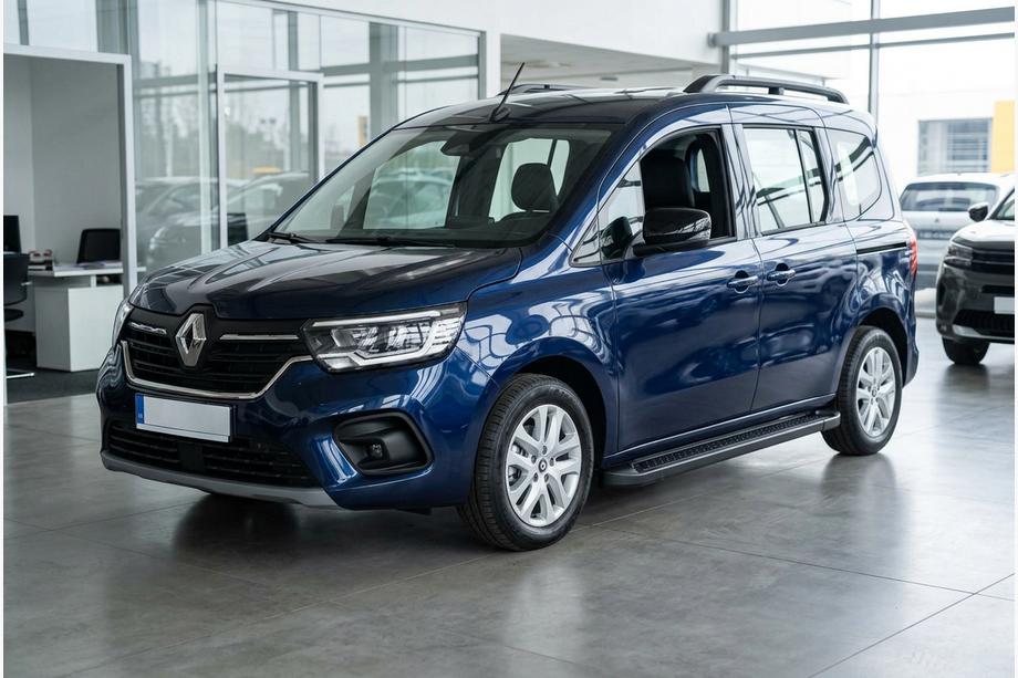 Renault Kangoo/Express 2021- Progi Boczné Allmond Black (2 szt., Aluminium) Renault Kangoo 2021↗ r. Image