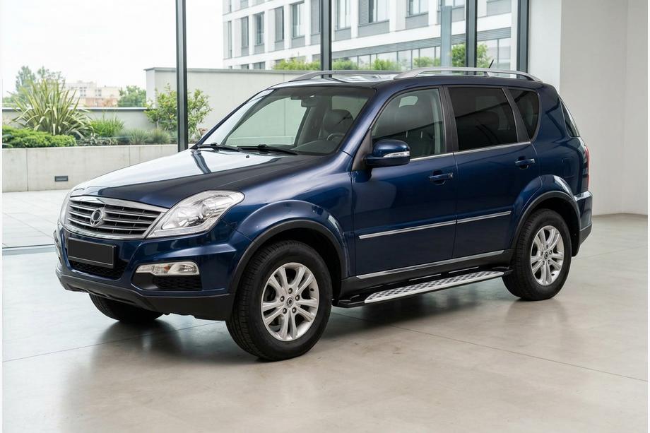SsangYong Rexton I 2001-2017 Progi Boczné Shining V1 (2 szt., Aluminium) Image