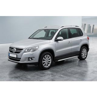 Progi Boczné Shining V1 (2 szt., Aluminium) Volkswagen Tiguan 2007-2016 zdjęcia 1