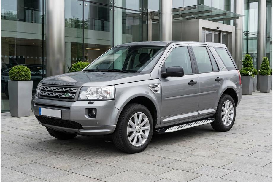 Land Rover Freelander II 2006–2014 Progi Boczné Shining V1 (2 szt., Aluminium) Image