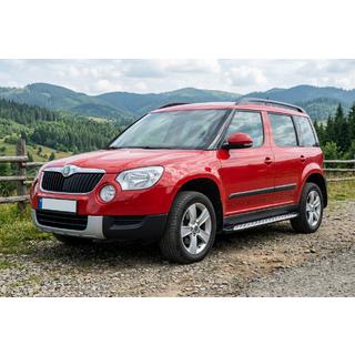 Progi Boczné Shining V1 (2 szt., Aluminium) Skoda Yeti 2009-2017 zdjęcia 1