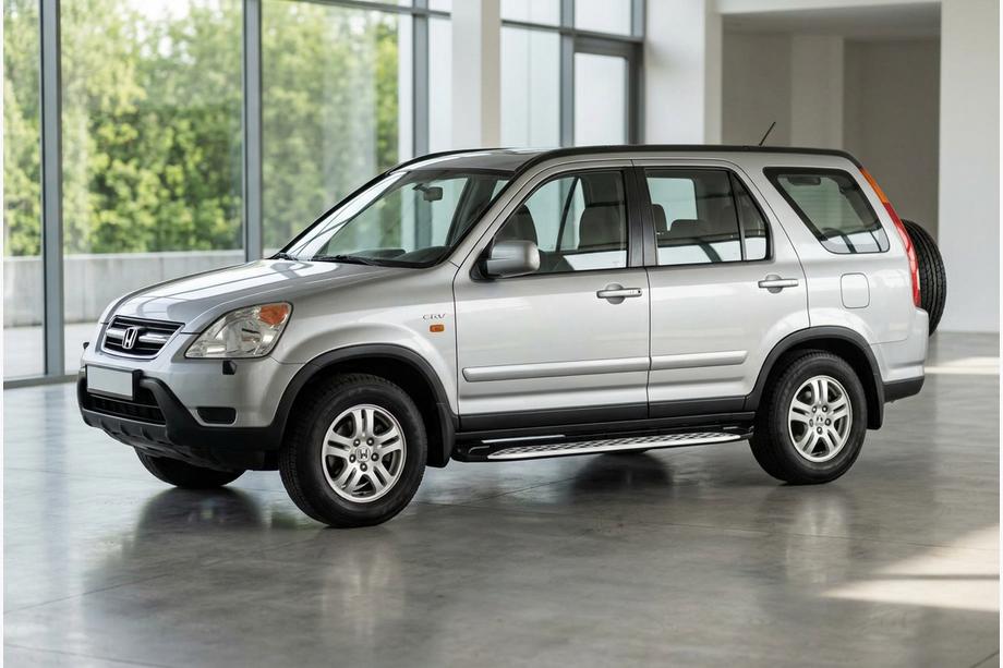 Honda CRV 2001-2006 Progi Boczné Shining V1 (2 szt., Aluminium) Zdjęcia 1