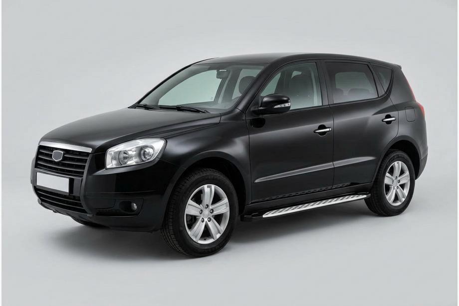 Geely Emgrand X7 2011- Progi Boczné Shining V1 (2 szt., Aluminium) Zdjęcia 1