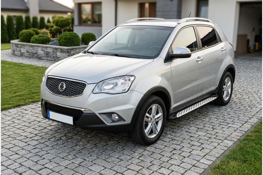 SsangYong Korando 2010-2019 Progi Boczné Shining V1 (2 szt., Aluminium) Image