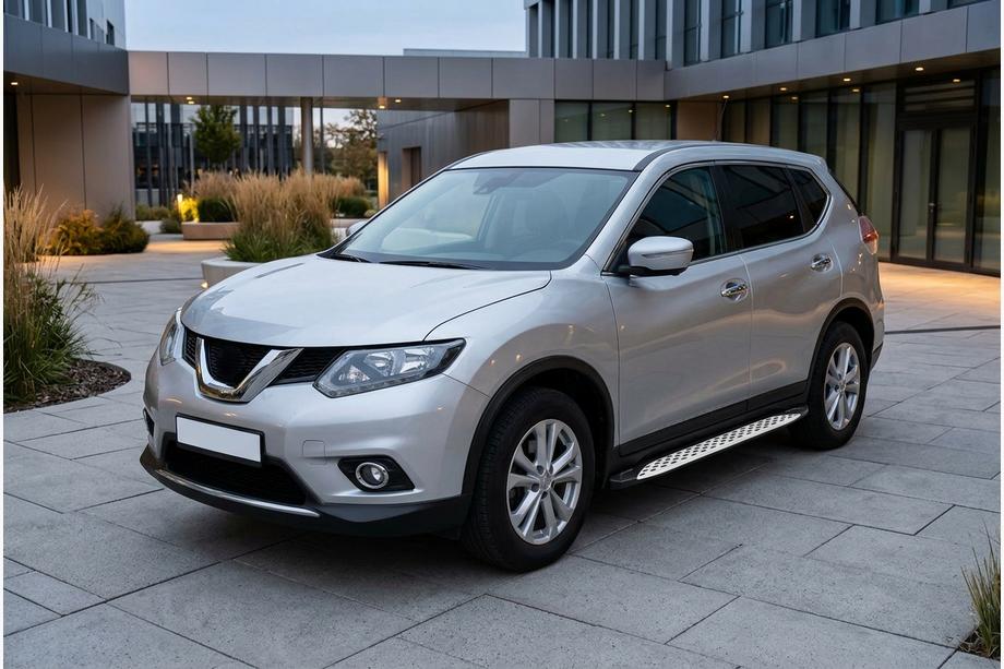 Nissan X-trail T32/Rogue 2014-2021 Progi Boczné Shining V1 (2 szt., Aluminium) Image