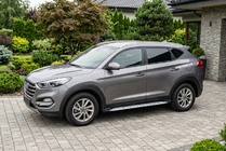 Hyundai Tucson TL 2016-2021 Progi Boczné Shining V1 (2 szt., Aluminium) zdjęcia 1