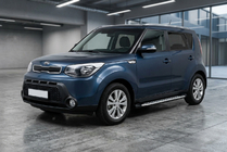 Kia Soul II 2013-2018 Progi Boczné Shining V1 (2 szt., Aluminium) zdjęcia 1