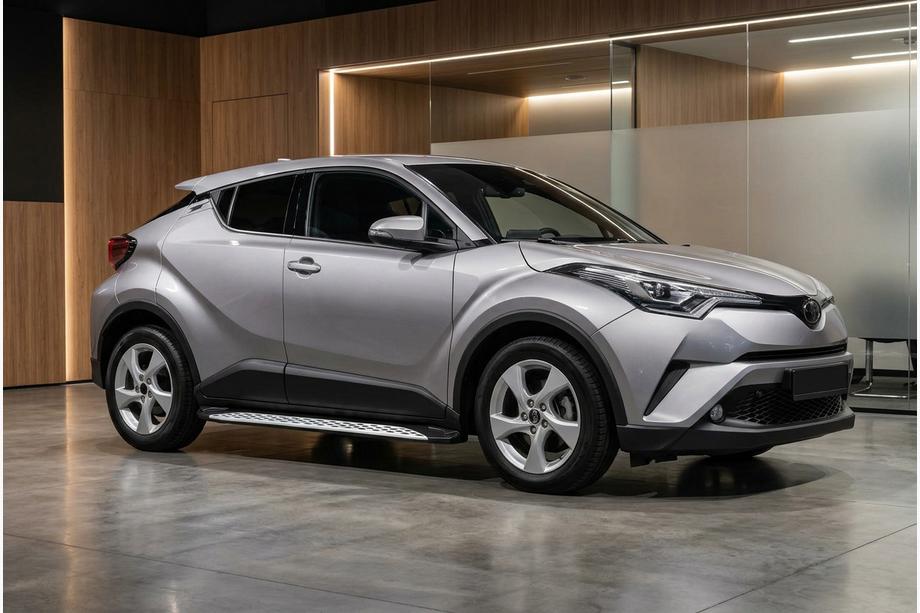 Toyota C-HR 2016-2023 Progi Boczné Shining V1 (2 szt., Aluminium) Image