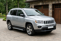 Jeep Compass 2006-2016 Progi Boczné Shining V1 (2 szt., Aluminium) zdjęcia 1