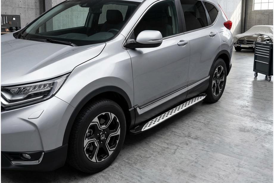 Honda CRV 2017-2022 Progi Boczné Shining V1 (2 szt., Aluminium) Image