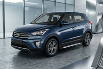 Hyundai Creta 2014-2020 Progi Boczné Shining V1 (2 szt., Aluminium) zdjęcia 1