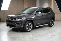 Jeep Compass 2016- Progi Boczné Shining V1 (2 szt., Aluminium) zdjęcia 1