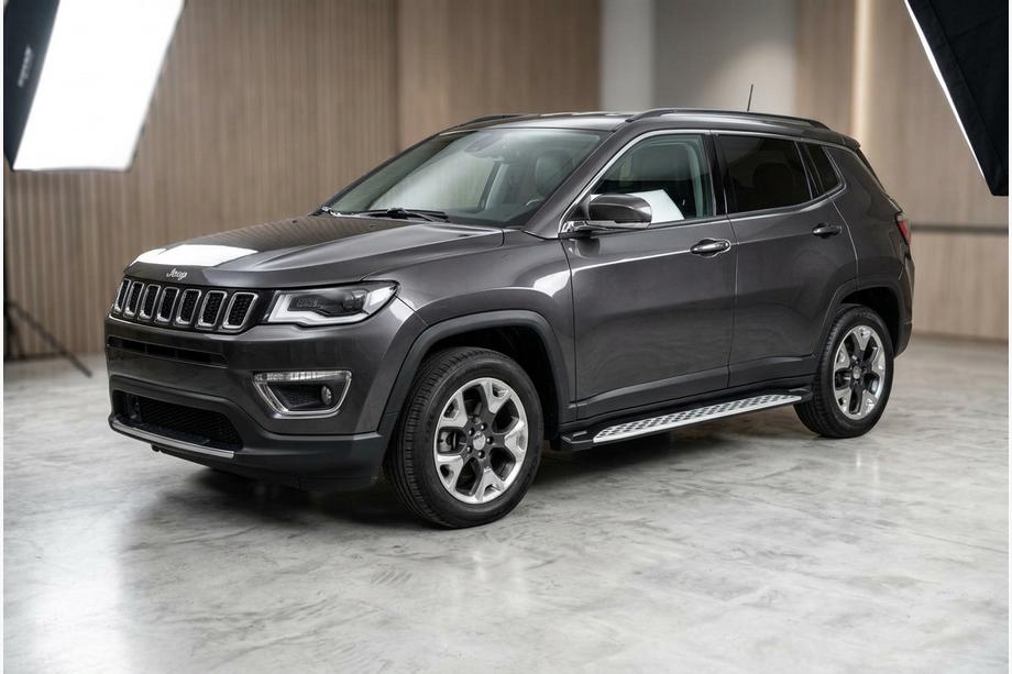 Jeep Compass 2016- Progi Boczné Shining V1 (2 szt., Aluminium) Image