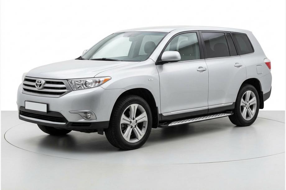 Toyota Highlander 2008-2013 Progi Boczné Shining V1 (2 szt., Aluminium) Image