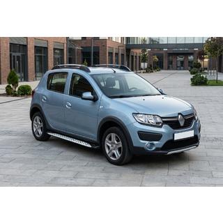 Progi Boczné Shining V1 (2 szt., Aluminium) Renault Sandero 2013-2022 zdjęcia 1