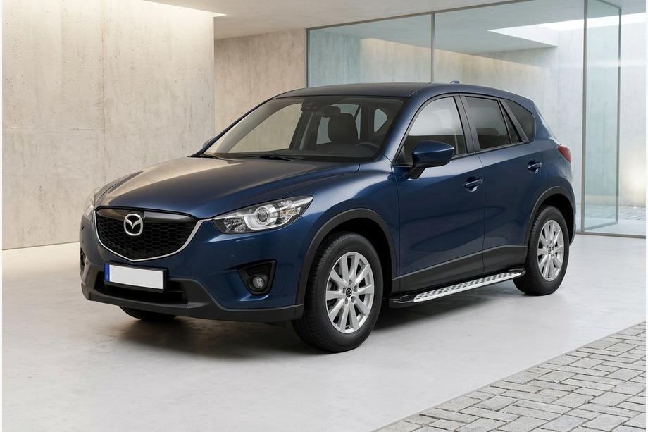 Mazda CX-5 2012-2017 Progi Boczné Shining V1 (2 szt., Aluminium) Image