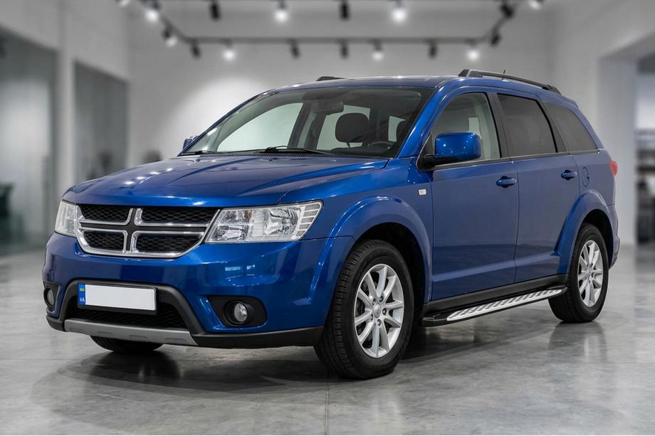 Dodge Journey 2008-2020 Progi Boczné Shining V1 (2 szt., Aluminium) Image