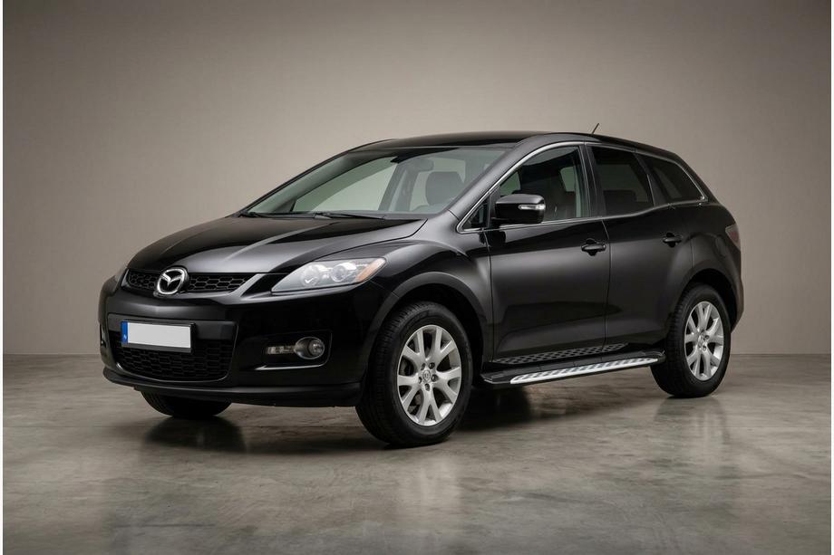 Mazda CX-7 2006-2012 Progi Boczné Shining V1 (2 szt., Aluminium) Image