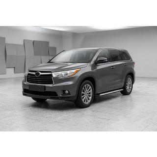 Progi Boczné Shining V1 (2 szt., Aluminium) Toyota Highlander 2013-2019 zdjęcia 1