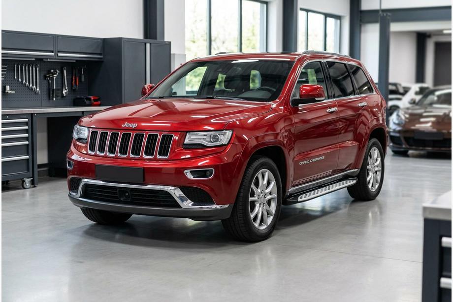 Jeep Grand Cherokee WK2 2010-2021 Progi Boczné Shining V1 (2 szt., Aluminium) Image
