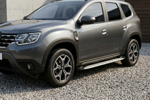 Dacia Duster 2018-2024 Progi Boczné Shining V1 (2 szt., Aluminium) zdjęcia 1