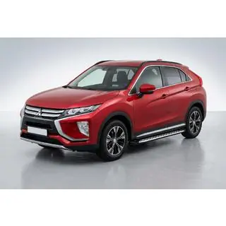 Progi Boczné Shining V1 (2 szt., Aluminium) Mitsubishi Eclipse Cross 2017- zdjęcia 1
