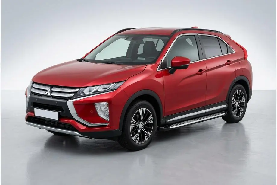 Mitsubishi Eclipse Cross 2017- Progi Boczné Shining V1 (2 szt., Aluminium) Image