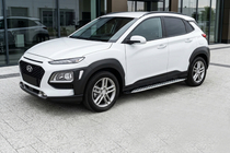 Hyundai Kona 2017-2023 Progi Boczné Shining V1 (2 szt., Aluminium) zdjęcia 1