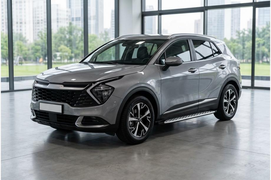 Kia Sportage 2021- Progi Boczné Shining V1 (2 szt., Aluminium) Image