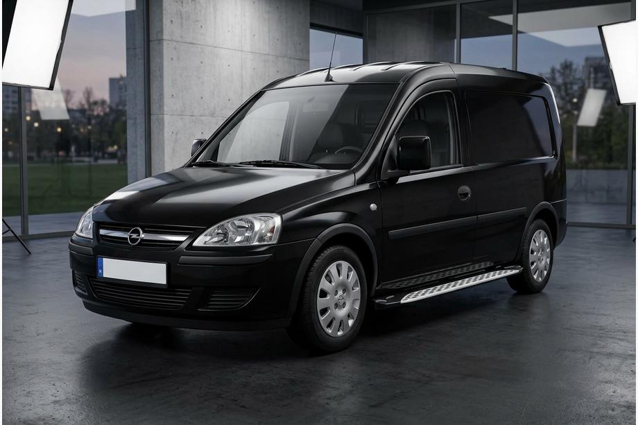 Opel Combo 2002–2012 Progi Boczné Shining V1 (2 szt., Aluminium) Image