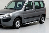 Peugeot Partner 1996-2008 Progi Boczné Shining V1 (2 szt., Aluminium) zdjęcia 1