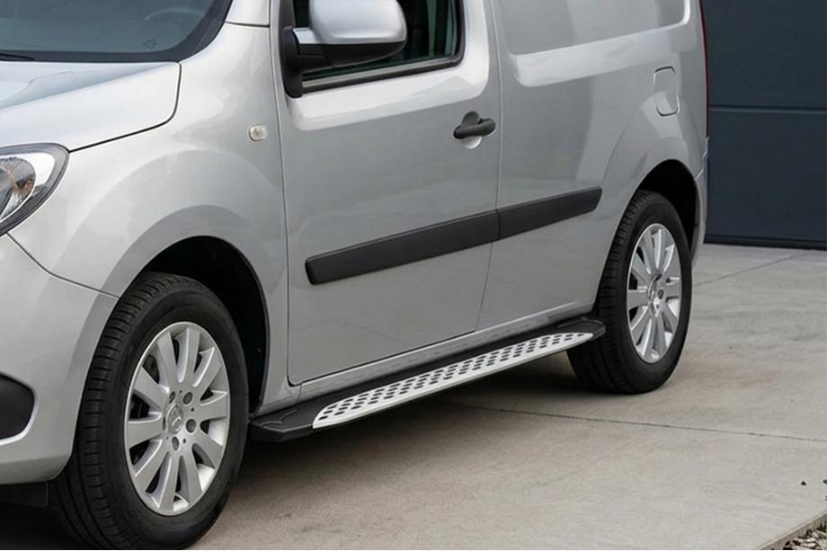 Renault Kangoo 2008–2020 Progi Boczne Shining V1 (krótki rozstaw osi) (2 szt., Aluminium) Image