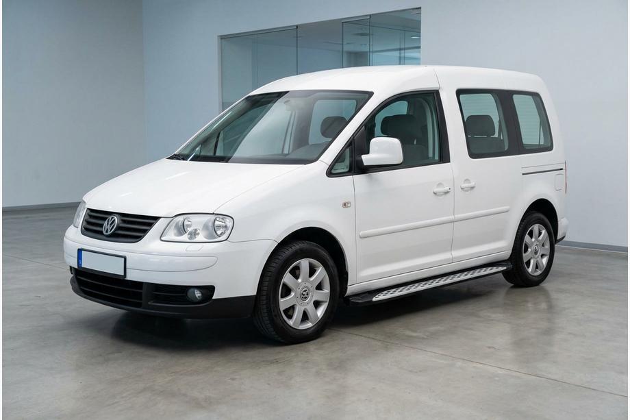 Volkswagen Caddy 2004-2010 Progi Boczné Shining V1 (2 szt., Aluminium) Zdjęcia 1