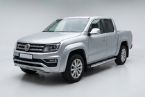 Volkswagen Amarok 2010-2022 Progi Boczné Shining V1 (2 szt., Aluminium) zdjęcia 1