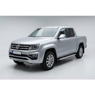 Progi Boczné Shining V1 (2 szt., Aluminium) Volkswagen Amarok 2010-2022 zdjęcia 1