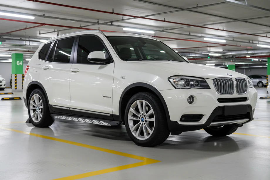 BMW X3 F25 2011-2018 Progi Boczné Shining V1 (2 szt., Aluminium) Image