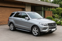 Mercedes GLE/ML class W166 2011-2018 Progi Boczné Shining V1 (2 szt., Aluminium) zdjęcia 1