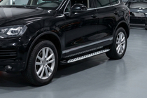 Porsche Cayenne 2010-2017 Progi Boczné Shining V1 (2 szt., Aluminium) zdjęcia 1