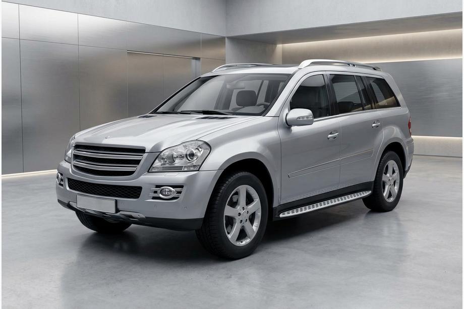 Mercedes GL class X164 2006-2012 Progi Boczné Shining V1 (2 szt., Aluminium) Zdjęcia 1