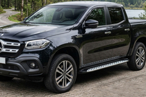 Mercedes X class 2017-2020 Progi Boczné Shining V1 (2 szt., Aluminium) zdjęcia 1