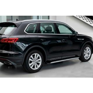Progi Boczné Shining V1 (2 szt., Aluminium) Volkswagen Touareg 2018- zdjęcia 1